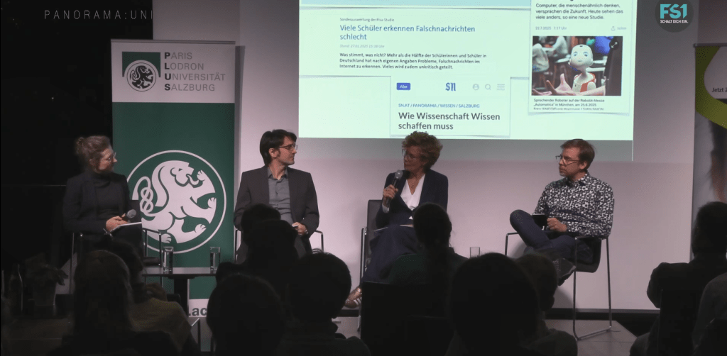 Panorama:Uni Wem können wir noch glauben Oktober 2025